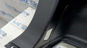 Left arch trim for Toyota Highlander 14-19, black, with cup holder, scratches