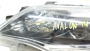 Left front headlight Toyota Avalon 13-16 bare halogen, sand