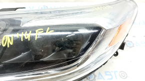 Left front headlight Toyota Avalon 13-16 bare halogen, sand