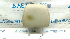 Front left headrest for Toyota Avalon 13-14, beige leather, ready to clean