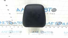 Rear left headrest, 2nd row, Toyota Highlander 14-19, black leather, brown stitching