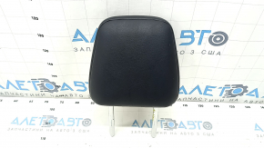 Rear right headrest, 2nd row, Toyota Highlander 14-19, black leather, brown stitching
