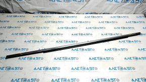Door-glass molding, center front left, Lincoln MKX 16-18, chrome, worn
