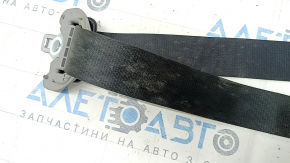 Toyota Highlander 14-19 driver's seat belt, black, dry-cleanable