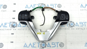 The steering wheel controls for the Toyota Highlander 17-19, Distronic and lane keeping, are worn.