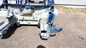 Tesla Model 3 18 front left quarter panel, blue PPSB