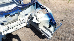Tesla Model 3 18 front left quarter panel, blue PPSB