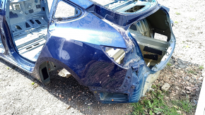 Tesla Model 3 18 rear left quarter wing, blue PPSB
