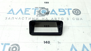 Left tailgate license plate light frame for Toyota Highlander 14-19
