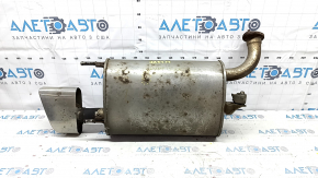 Muffler rear part barrel right Toyota Avalon 13-18 3.5 dents, corrosion, sawed off studs
