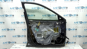 Nissan Rogue 14-20 keyless front left door assembly, black G41