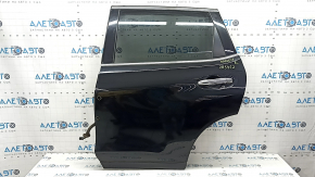 Rear left door assembly for Nissan Rogue 14-20, tinted, black G41, bumpers