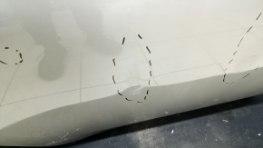 The door is bare, rear right, Toyota Avalon 13-18, beige 5B2, dented