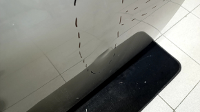 The door is bare, rear right, Toyota Avalon 13-18, beige 5B2, dented