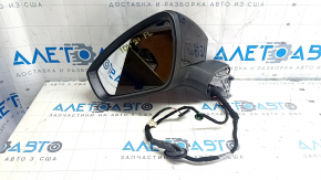 Left side mirror assembly for Volkswagen ID.4 23 6+2 pins, black LC9X, turn signal, heated, backlight, BSM