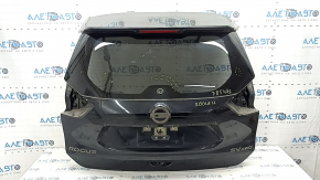 The trunk door is bare with glass, Nissan Rogue 14-20 tinted, black G41, with a brake light, the wiring is cut, scratches on the glass