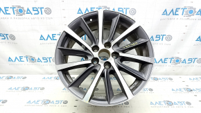 Wheel rim R18 x 7J ET30 Toyota Highlander 14-19 type 4 graphite, light curb, corrosion