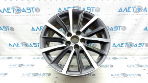 Wheel rim R18 x 7J ET30 Toyota Highlander 14-19 type 4 graphite, light curb, corrosion