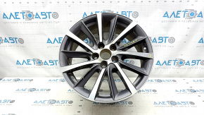 Wheel rim R18 x 7J ET30 Toyota Highlander 14-19 type 4 graphite, light curb, corrosion