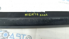 Toyota Highlander 14-19 rear bumper lower lip trim, structure, scratches, pressed