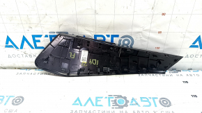 Front left window lift control trim for Volkswagen ID.4 23-25, glossy finish, cracks in the fasteners