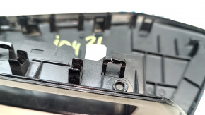 Front left window lift control trim for Volkswagen ID.4 23-25, glossy finish, cracks in the fasteners