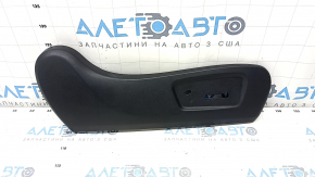 Black passenger seat control panel for Toyota Highlander 2014-2019