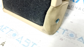 Rear seat backrest, 2nd row, center, BMW 3 F30 16-18, beige leather, for cleaning