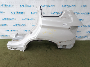 Quarter wing rear left BMW X1 F48 16-22 on the body, white, dent