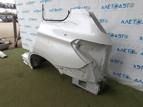 Quarter wing rear left BMW X1 F48 16-22 on the body, white, dent