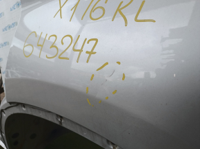 Quarter wing rear left BMW X1 F48 16-22 on the body, white, dent