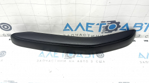 Left side center console trim for Toyota Highlander 14-19, black leather