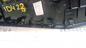 Front right window lift control trim for Volkswagen ID.4 23-25, glossy finish, cracks in the fasteners