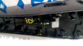 Front right window lift control trim for Volkswagen ID.4 23-25, glossy finish, cracks in the fasteners
