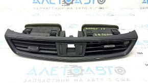 Nissan Rogue 17-19 front panel central air vent deflector, gloss black, coating bulged