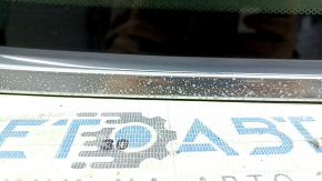 Rear right fixed glass window for BMW X3 G01 18-21 with chrome molding, tinted, corrosion