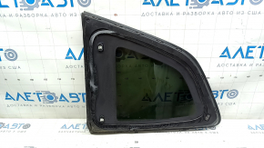 Rear right fixed glass window for BMW X3 G01 18-21 with chrome molding, tinted, corrosion