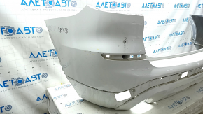 Bare rear bumper for BMW X3 G01 18-21 X-Line with parking sensors, without towbar, white, scratches