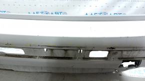 Bare rear bumper for BMW X3 G01 18-21 X-Line with parking sensors, without towbar, white, scratches