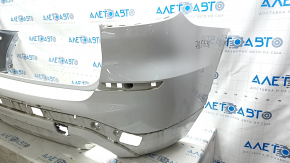 Bare rear bumper for BMW X3 G01 18-21 X-Line with parking sensors, without towbar, white, scratches