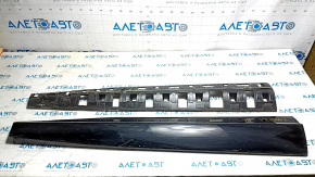 Lower front left door trim panel for Ford Mustang Mach-E 21-23, gloss black, scratches, loose fastener
