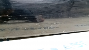 Lower front left door trim panel for Ford Mustang Mach-E 21-23, gloss black, scratches, loose fastener