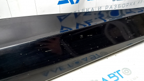 Lower front right door trim panel for Ford Mustang Mach-E 21-23, gloss black, scratches, loose fastener