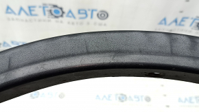 Front right fender arch trim for Nissan Rogue 14-20, structure, cracks in fasteners, worn