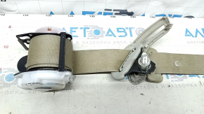 Rear right seat belt for Toyota Prius V 12-17, beige, for cleaning