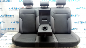 Rear seat row 2 Volkswagen ID.4 23-25 black and gray leather, perforated