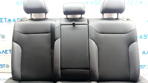 Rear seat row 2 Volkswagen ID.4 23-25 black and gray leather, perforated