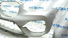 Bare front bumper BMW X3 G01 18-21 for parking sensors, without camera, white, sand