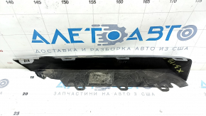BMW X3 G01 18-21 front bumper lower grille trim, right, gray, scuffs, bumps, sand
