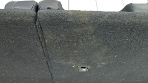Rear seat, 3rd row, Toyota Highlander 17-17, black leather, brown stitching, dry-cleanable, dents, water contact